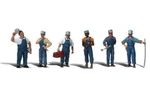 Woodland Scenics Ho Scale People Train Mechanics A1859. Fixed Price $16.08.