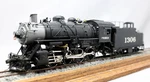 Hallmark Models Brass Frisco Class 1306 2-8-0 Consolidation Steam Locomotive, C8. Fixed Price $205.25.