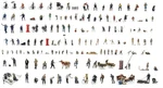 Artitec Painted Figures Set For Ho/oo Gauge Railway Model Layout Dioramas. Fixed Price $29.85.