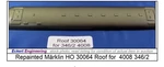 30064 M Rklin Ho Roof For 4008 346/2 Coach Excellent Repaint. Fixed Price $21.77.
