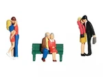 Woodland Scenics A1833 Ho Train Figures Lovers. Fixed Price $14.75.