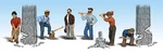 Woodland Scenics 1876 Ho Scale Accents Lumberjacks PKG(6). Fixed Price $15.99.
