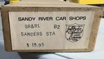 Sandy River Car Shops ON2 Sr&rl Sanders Type Station Craftsman Wood Kit. Fixed Price $80.00.