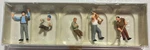 Preiser 1010157 Ho Team Track Loading Crew Figures (set Of 5). Fixed Price $9.99.