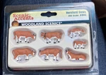 Woodland Scenics Hereford Cows (HO-SCALE-A1843) *free Shipping*. Fixed Price $17.00.