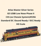 Atlas Master Silver 10004261 Ge U30B Low Nose Standard Dc Csx "ex-chessie" 5356. Fixed Price $168.49.