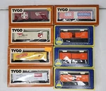 5 Tyco And 3 Ahm Ho Train Cars Lot Of 8 The Box. Fixed Price $79.00.