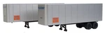 Walthers 949-2364 Ho Roadway 32' Trailer 2-PACK Assembled. Fixed Price $19.99.