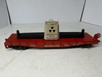 Vintage Lionel Ho Seaboard 0805 Flat Car With Radioactive Waste. Fixed Price $18.00.