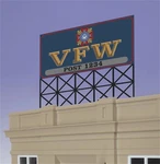 Miller's O/O27 Vfw Post Animated Neon Sign #88-1251 Engineering. Fixed Price $39.98.