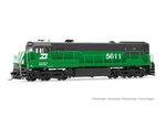 Rivarossi HR2887 Ho Burlington Northern U25C Phase Ii Diesel Locomotive #5611. Fixed Price $171.85.