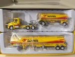 Tonkin Replicas 1:53 Freightliner Cascadia Love's Travel Stops Double Tanker Set. Fixed Price $299.00.