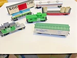 Ho Tyco Garx 907,, 4365, S 629, 177581, Gatx 9876 Burlington 156 + Notmk. Fixed Price $89.00.