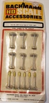 Vtg Ho Scale Bachmann 2307 Corner Signs Traffic Lights Scenery Accessories Nos. Fixed Price $12.99.