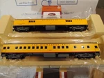 Fox Valley Models H.O.10104+10091 Milwaukee Road Express +coach 2-CAR Lot #5. Fixed Price $125.00.