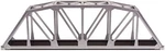 Atlas #889 Code 100 18" Thru Truss Bridge Kit Silver New Free Shipping. Fixed Price $44.99.