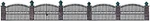 Walthers Wrought Iron Fence Kit - Ho Scale Model Railroad Building Accessory. Fixed Price $15.24.