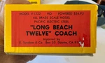 Ho Suydam #1222 Pacific Electric"long Beach Twelve" Coach (powered). Fixed Price $144.95.