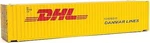 Walthers-acc 45' Dhl Cimc Container Ho Scale Model Train Freight Car Load. Fixed Price $13.39.