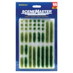 Walthers 949-1103 Grass Tufts And Strips 1/4" Tall Summer 18 Of Each Ho Scale. Fixed Price $15.99.