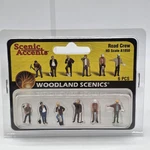 Woodland Scenics Accents A1850 Six Man Road Crew Ho Scale Sealed. Fixed Price $9.95.
