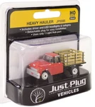 Ho Scale Woodland Scenics Just Plug Lighted Vehicle Heavy Hauler Truck JP5595. Fixed Price $23.99.
