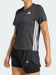 Adidas Women's Black/white Train Essentials 3-STRIPES Workout Tee (JH1392). Fixed Price $19.99.