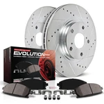 Power Stop K3143 Front Z23 Carbon Fiber Brake Pads With Drilled & Slotted Bra.... Fixed Price $298.70.