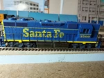 Atlas Ho Santa Fe/atsf GP38 #3560 W/nce Dcc. Fixed Price $135.00.