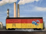 Athearn Firewater & Kicking Horse Heritage Collection 40 Boxcar 4148. Fixed Price $24.93.