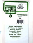 Evergreen 4031 Styrene White Clapboard Siding .040X6X12" .030" .08CM Spacing. Fixed Price $7.99.