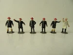 Merten Ho Scale 6 American Fireman Figures 2383 With Case Mint Condition - New. Fixed Price $34.99.