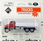 Ho Scale International 3-AXLE Dump Truck Red & White Boley #4105-17. Fixed Price $20.00.