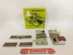 M Rklin H0 7192 Tin Railroad Crossing With Gleisst Cken Track Box #DW1-1. Fixed Price $75.44.