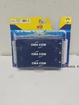 Athearn Cma/cgm 45' Container Pack #27763 Ho Scale... Fixed Price $43.99.