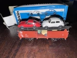Marklin 4613 Db Auto Transport Car W/ Two Porsche & Volkswagen - Ho. Fixed Price $59.99.