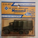 Vintage Roco Minitanks Ho Z115 U.s. Cargo Truck 6X6 M34 Moc Case Fresh Mint Read. Fixed Price $25.00.