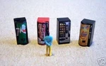 Ho Scale Vending Machines Soda Water Snacks Finished And Ready 2 Install "neat". Fixed Price $12.99.