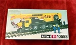 Rare Kibri Ho 10558 1:87 Liebherr Railway Mounted Crane Kit New. Fixed Price $104.99.