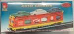 Life-like Ho #8303 Bi-level Auto Carrier Santa. Fixed Price $45.00.