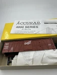 Ho Accurail 4214 40' O.b. Box Car Burlington Route Cb&q Kit #16380. Fixed Price $9.99.