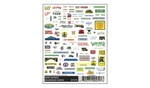 Woodland Scenics Business Signs Dry Transfer DT572. Fixed Price $10.98.
