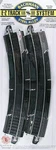 Bachmann Ho Scale Ez-track 18" Radius Curved Rerailer (2) Steel Rails 44429. Fixed Price $9.24.