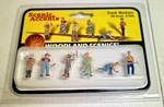 Woodland Scenics Ho Scale # A1865 Track Workers New In Package. Fixed Price $21.95.