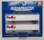 Walthers Scenemaster 1/87 Ho Scale Fedex Freight 53' Stoughton Trailer 2-PACK. Fixed Price $39.15.