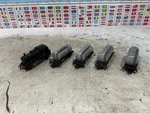Marklin H0 3000 Steam Engine And 4 Tank Cars. Fixed Price $119.95.
