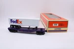 Lionel Gauge 6-19440 Flatcar W/trailer Fedex #6424. Fixed Price $44.95.