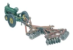 Woodland Scenics D207 Ho Scale Disc & Tractor (1938-1946) Kit. Fixed Price $18.69.