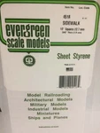 Evergreen Scale Models Styrene Sidewalk Sheet .040 X 6 12IN .1 15.2 3 4518. Fixed Price $9.98.