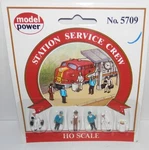 Model Power Ho 1:87 Scale Station Service Crew #5709 Nip. Fixed Price $9.99.